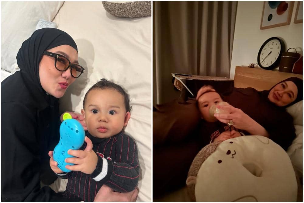 8 Potret Reza Artamevia Mengasuh Baby Arash, Begitu Hangat!