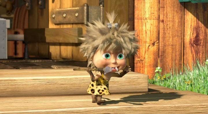 karakter Cave Masha dalam Masha and The Bear 