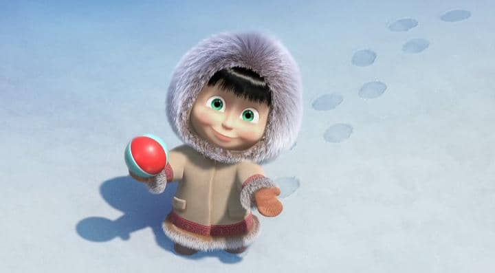 karakter Masha the Eskimo dalam Masha and The Bear