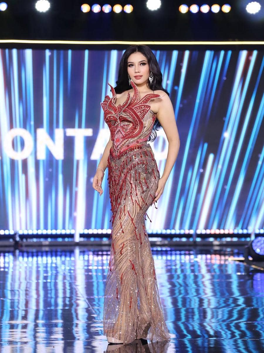 evening gown finalis Puteri Indonesia 2026 dari Kepulauan Sulawesi dan Indonesia Timur 