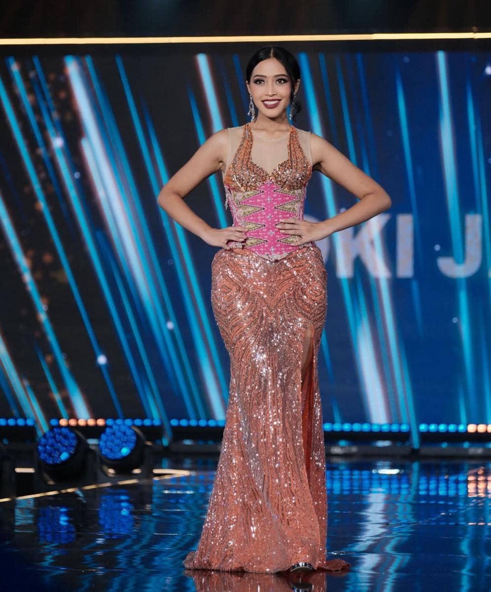 evening gown finalis Puteri Indonesia 2026 dari Pulau Jawa