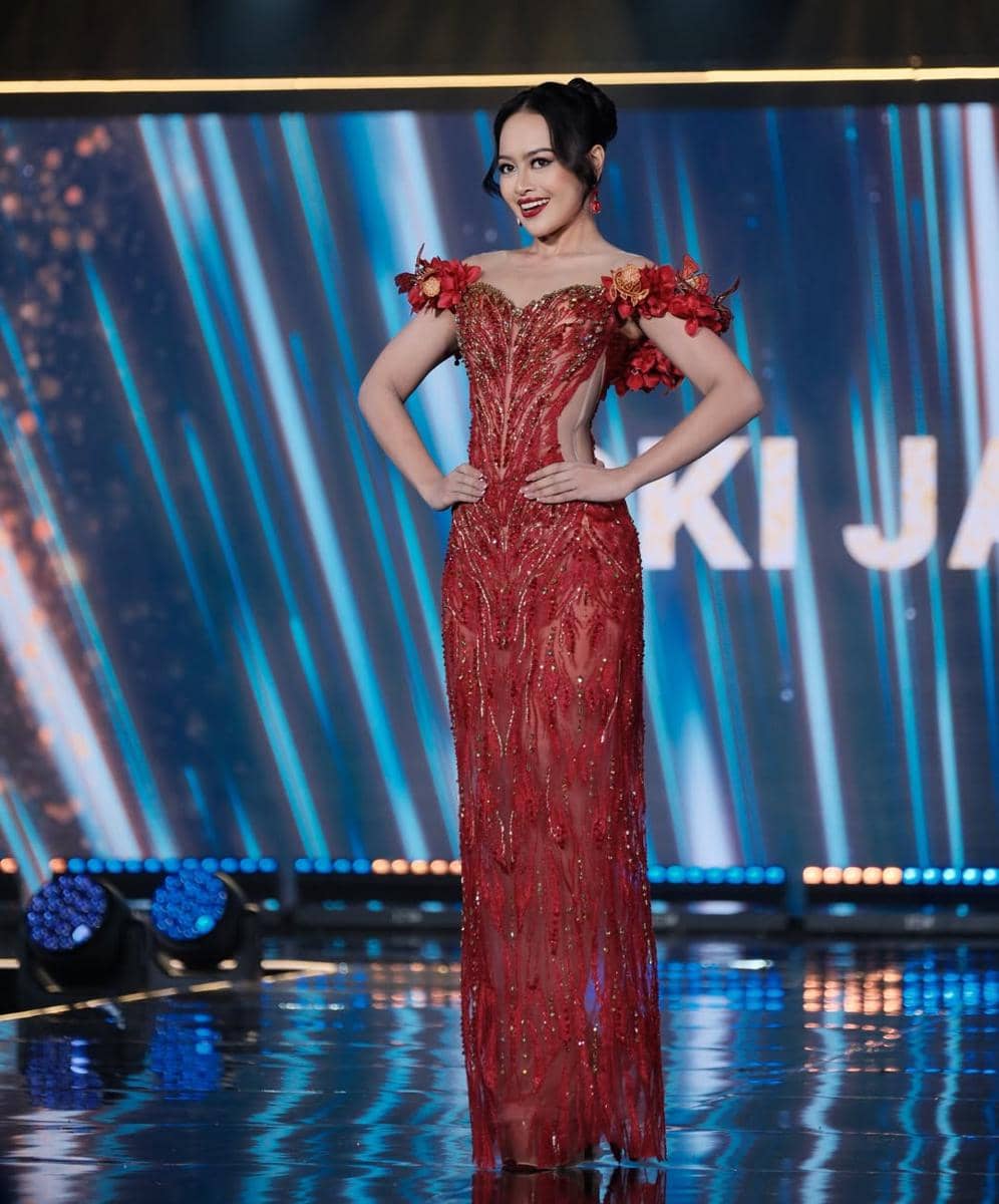 evening gown finalis Puteri Indonesia 2026 dari Pulau Jawa