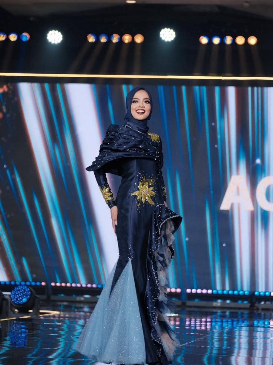 evening gown finalis Puteri Indonesia 2026 Kepulauan Sumatra 