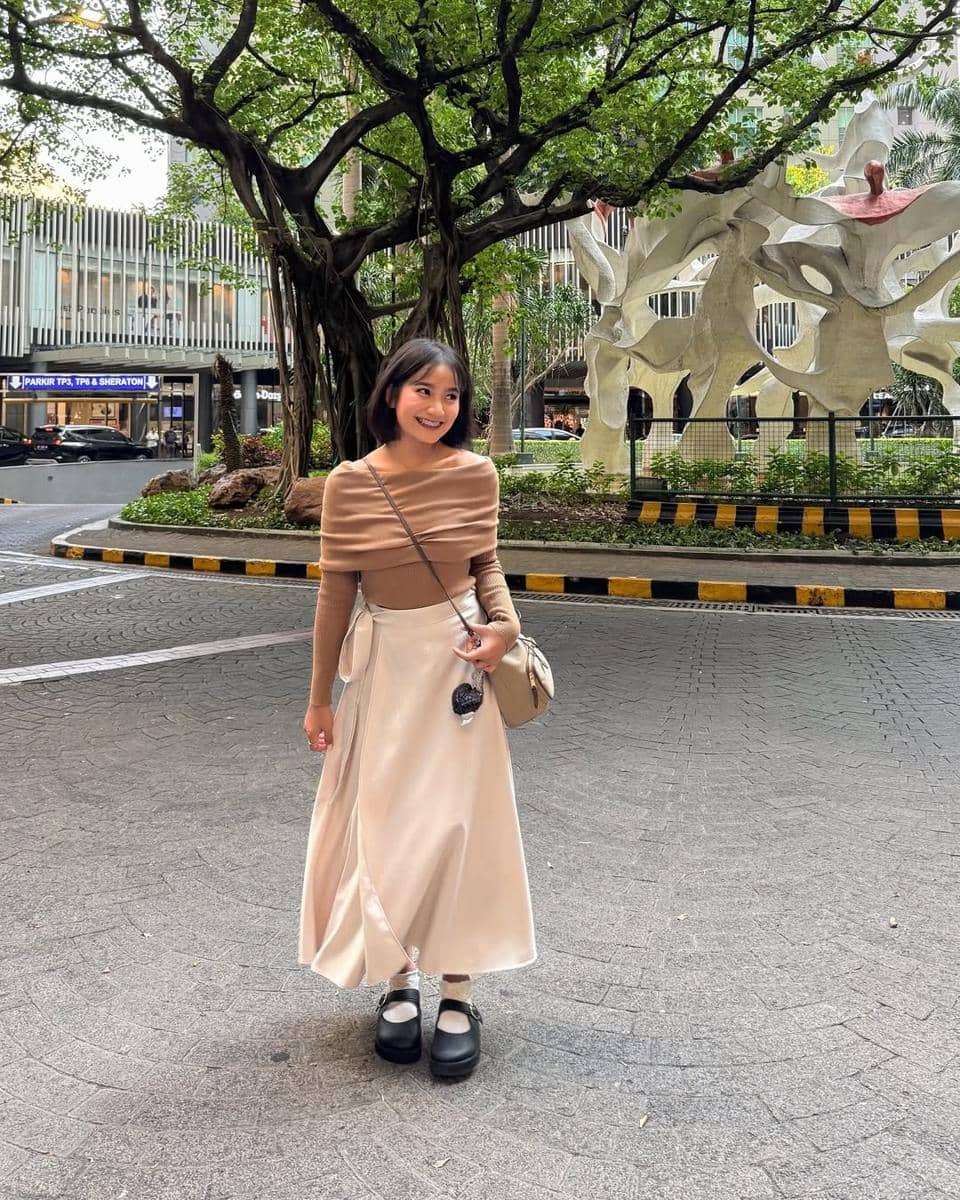 OOTD nuansa cokelat ala selebgram Jesica Ceren 