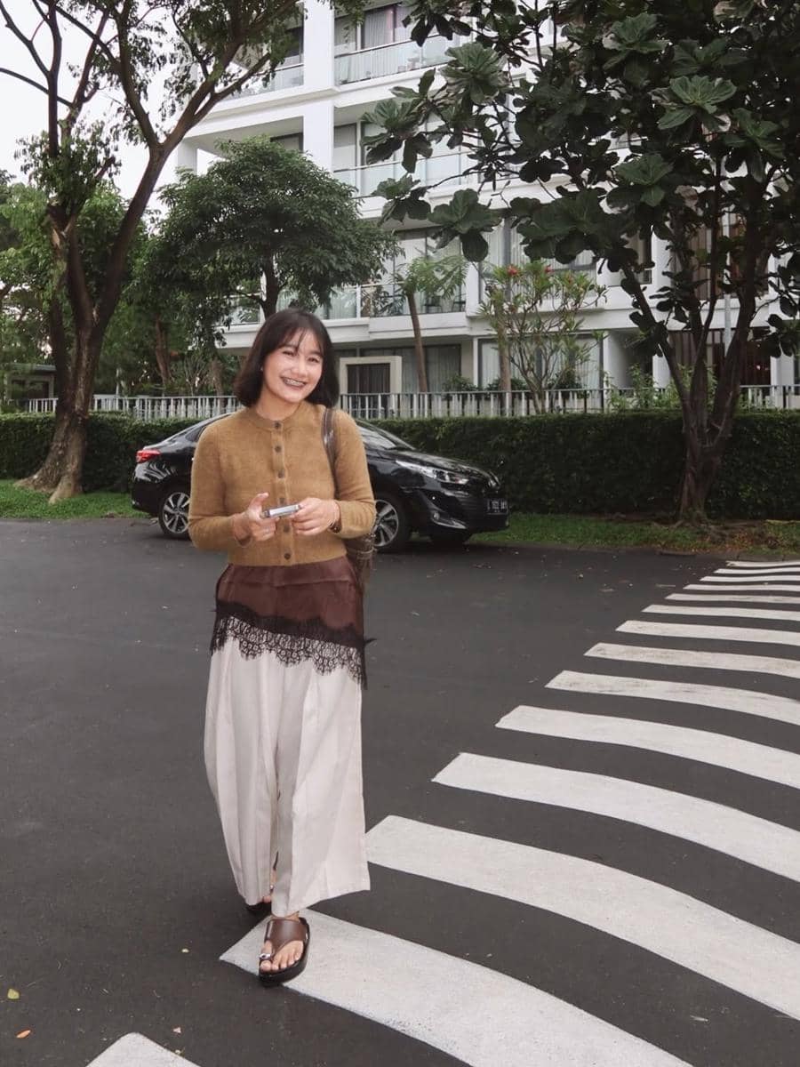 OOTD nuansa cokelat ala selebgram Jesica Ceren 