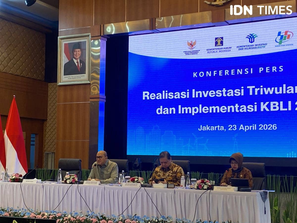 RI Raup Investasi Rp498,8 Triliun di Kuartal I-2026, Naik 7,2 Persen
