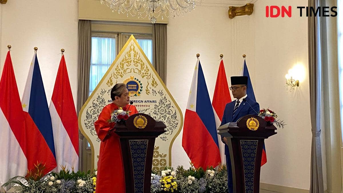 Joint press statement Menlu RI Sugiono dan Menlu Filipina Ma Theresa P. Lazaro usai pertemuan JCBC ke-8.