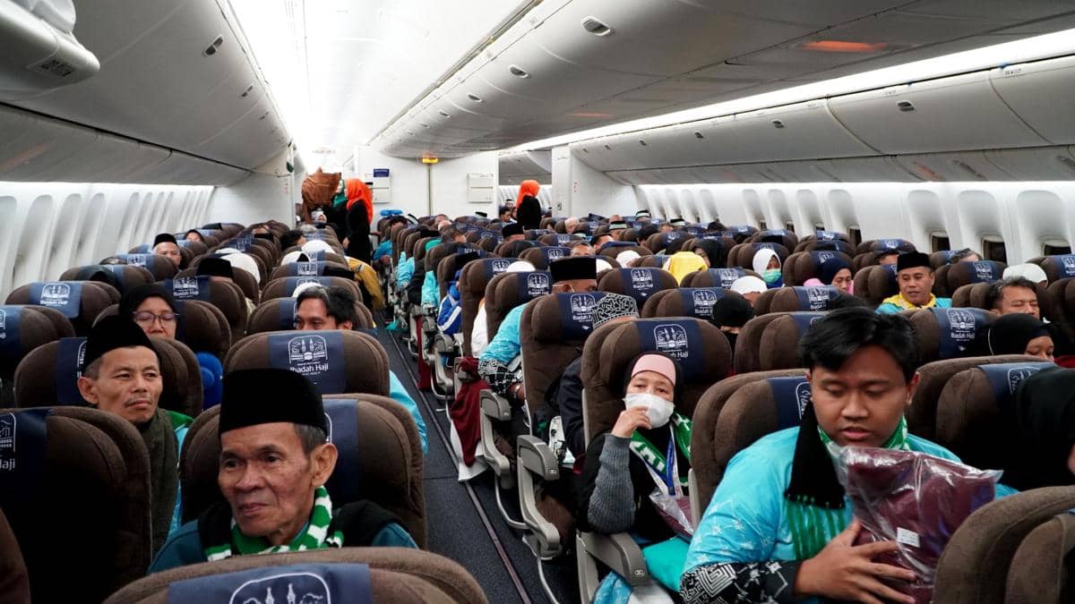 Keberangkatan Haji Dimulai, Garuda Catat OTP 100 Persen di Kloter Perdana