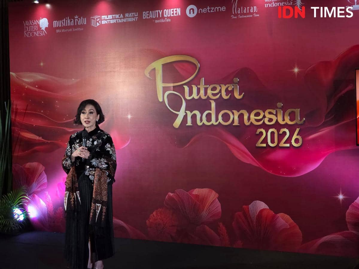 Press Conference Gala Dinner Pemilihan Puteri Indonesia di Hutan Kota Plataran. 18 April 2026