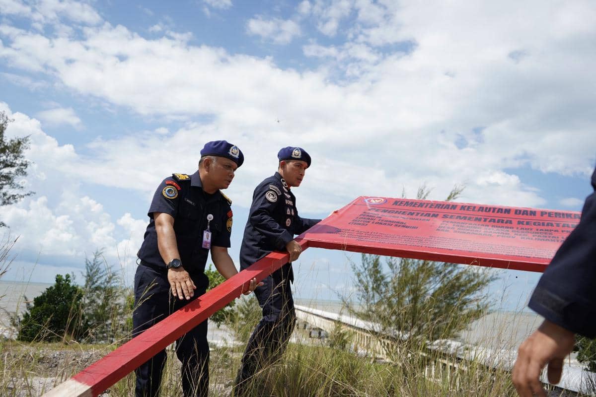 Diduga Langgar Aturan, KKP Setop Kegiatan PT TSR di Kalimantan Tengah