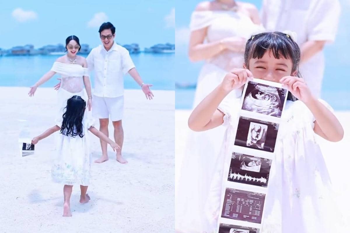 7 Potret Nanda Arsyinta Umumkan Hamil Anak Kedua, Dirayakan di Maldive