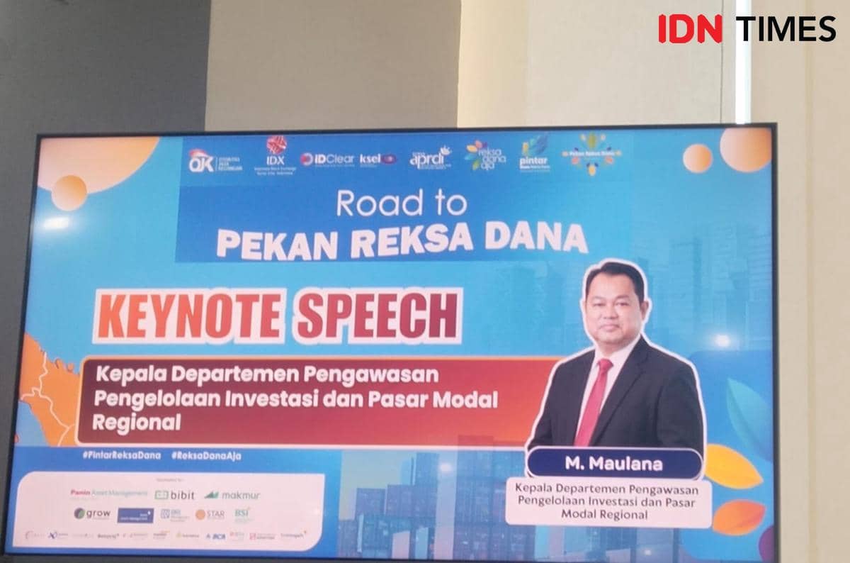 Kepala Departemen Pengawasan Pengelolaan Investasi dan Pasar Modal Regional Otoritas Jas Keuangan (OJK) Sumbagsel, M. Maulana