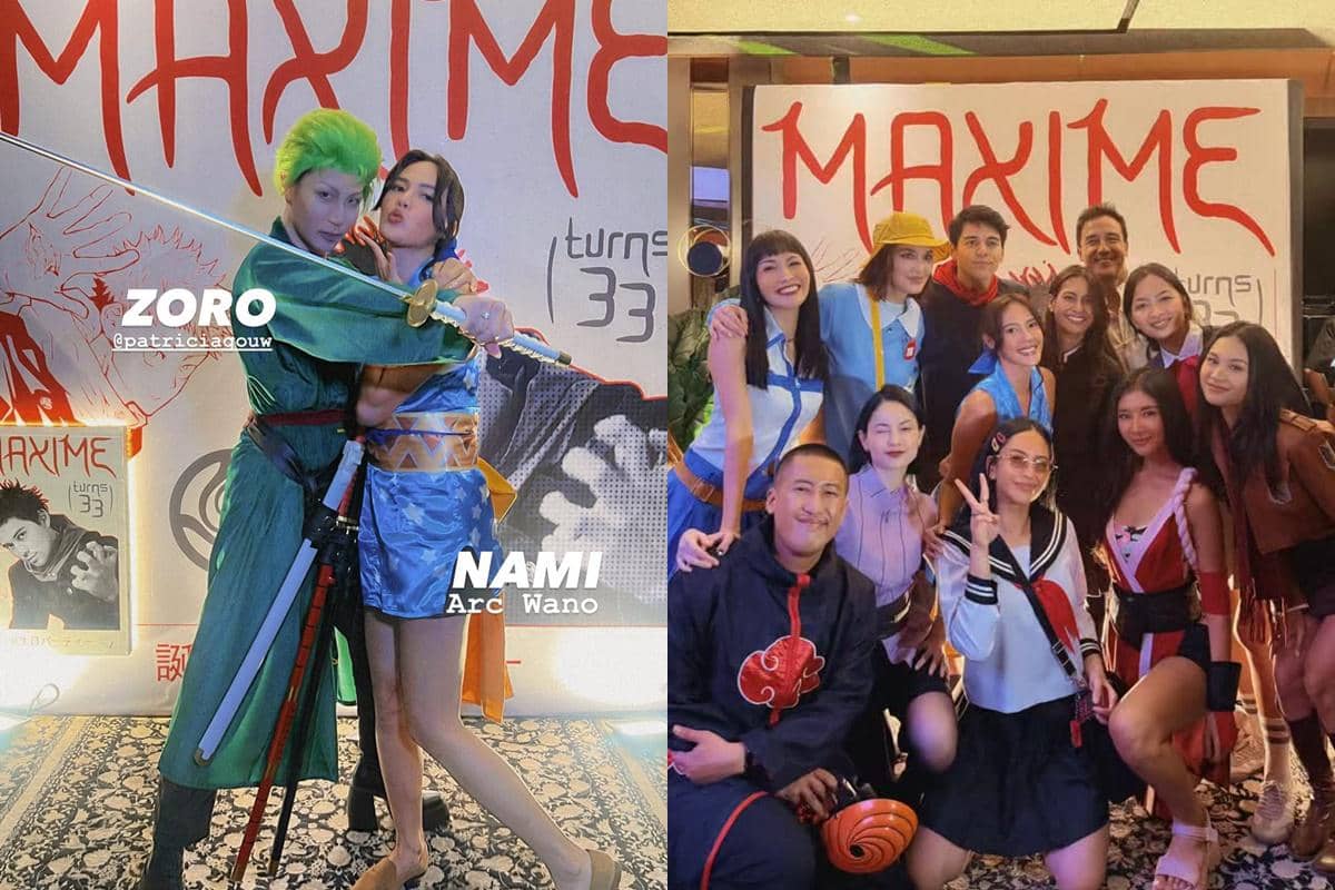 7 Potret Artis di Ulang Tahun Ke-33 Maxime Bouttier, Cosplay Anime!