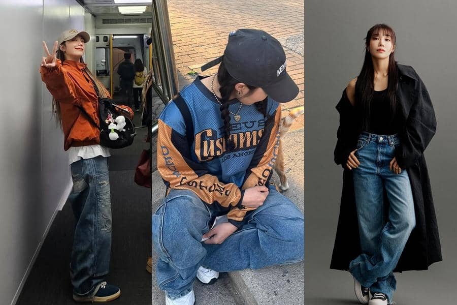 9 Padu Padan Celana Jeans ala Eunji Apink, Variatif!