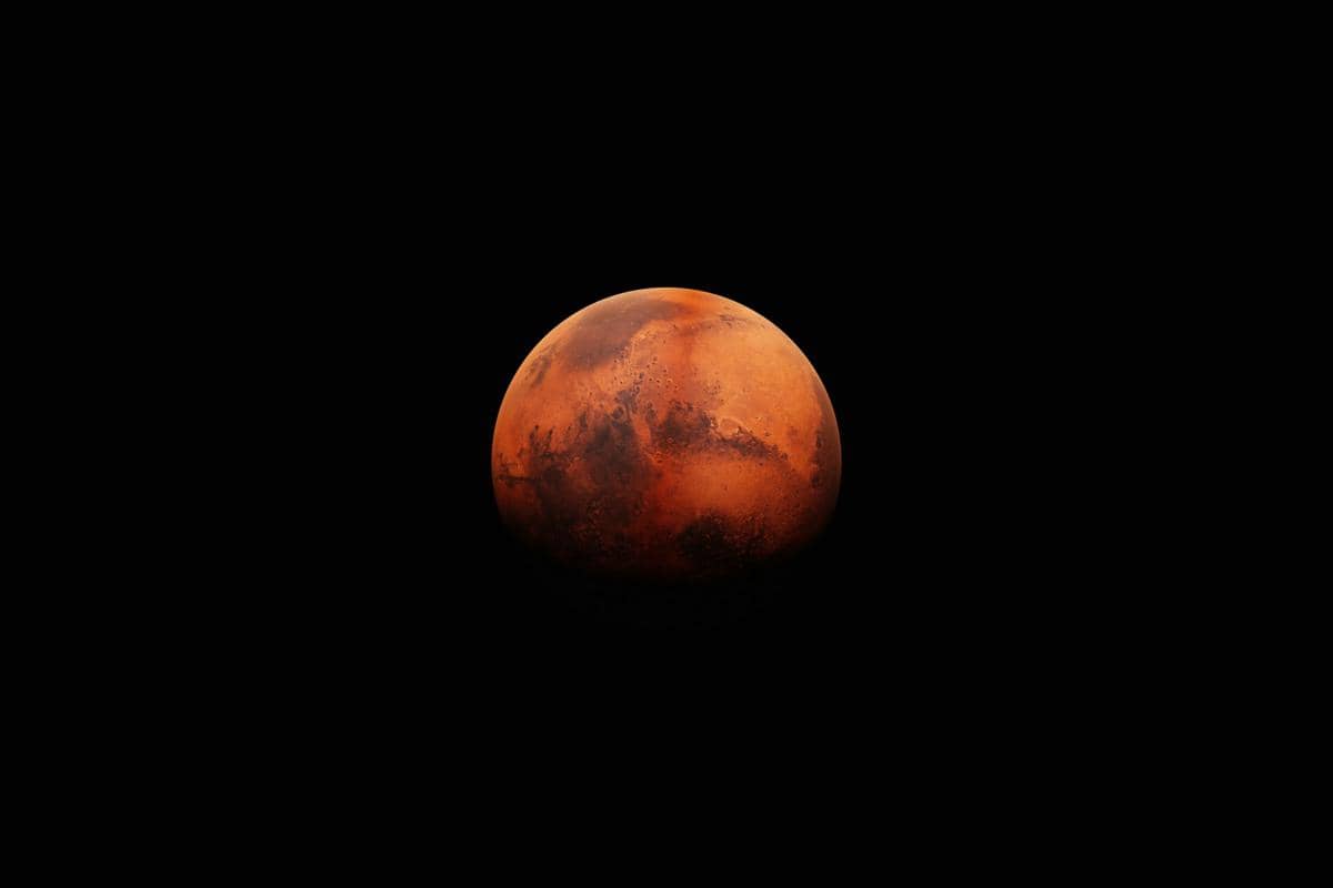 ilustrasi planet Mars