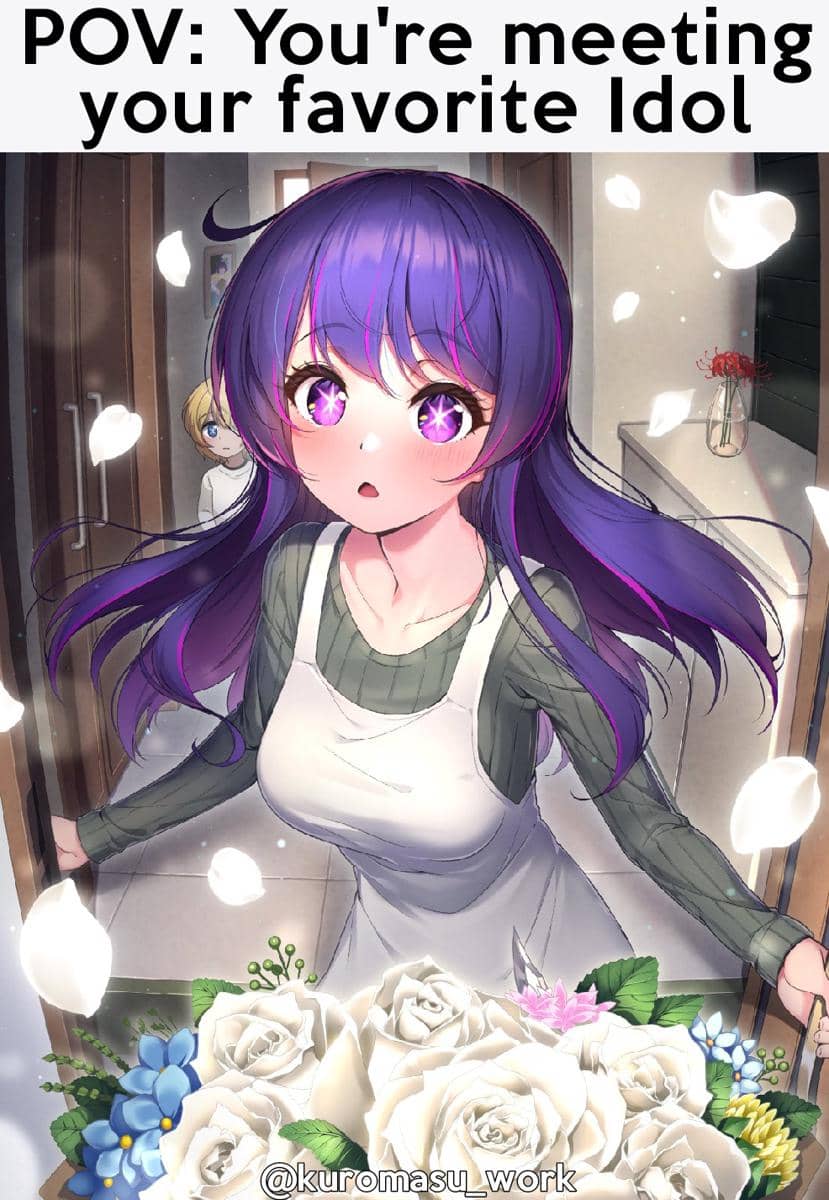 meme anime tentang idol