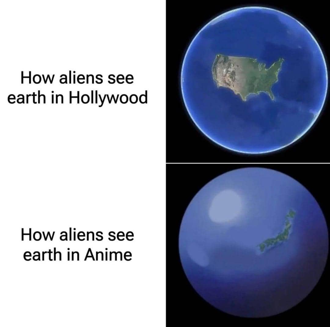 meme anime tentang alien