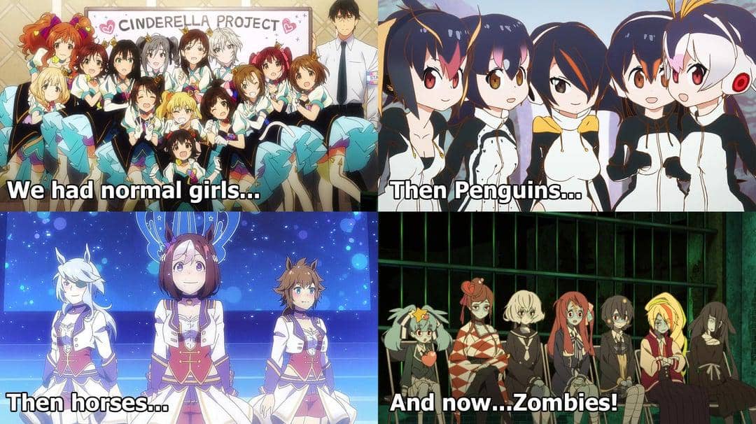 8 Meme Anime tentang Idol, Zombi dan Kuda Malah Ikutan Joget