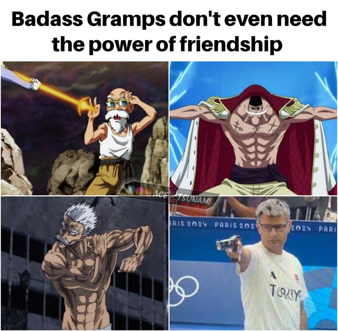 meme anime tentang kekuatan persahabatan