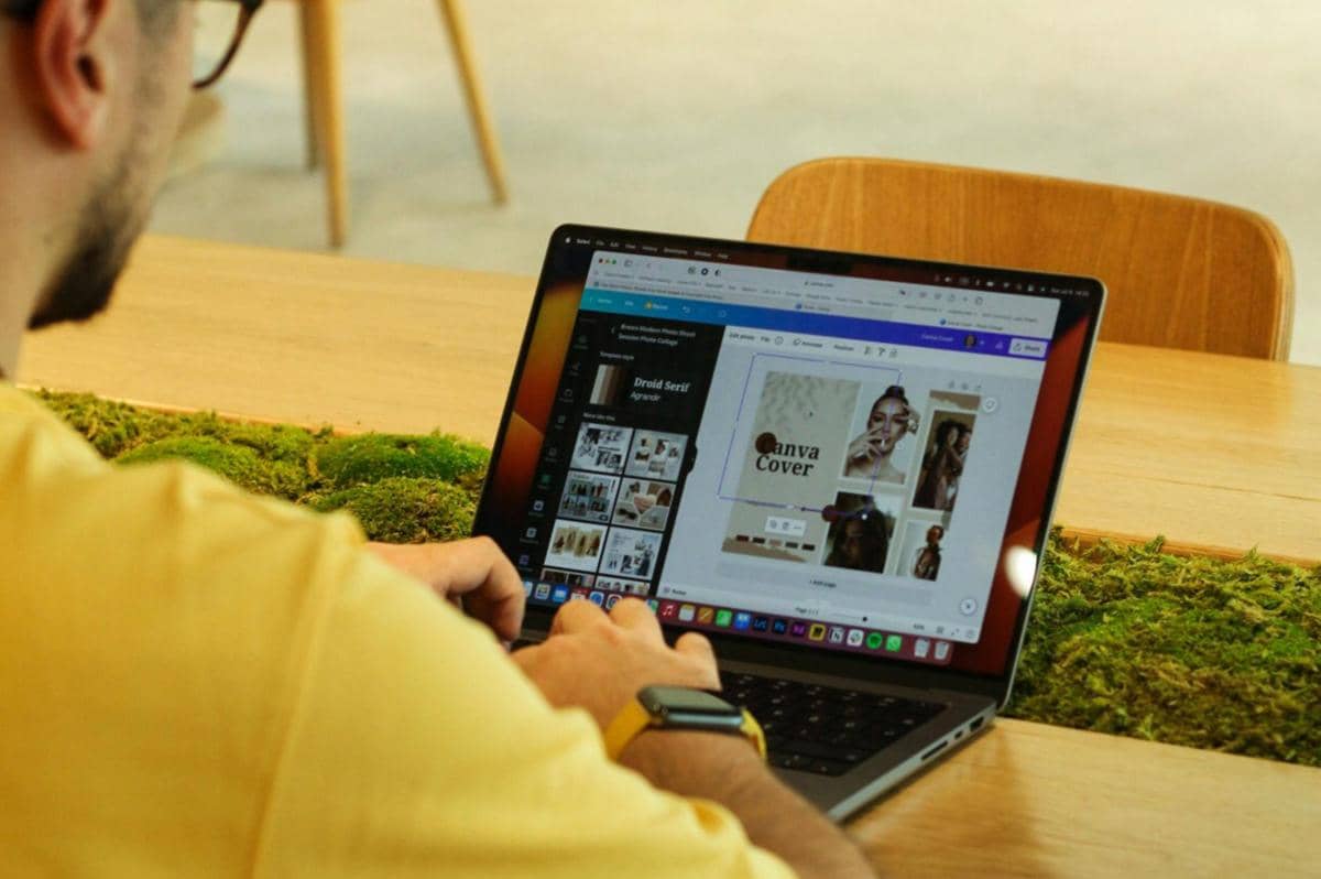 potret penggunaan Canva