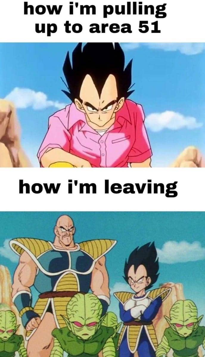 meme anime tentang alien