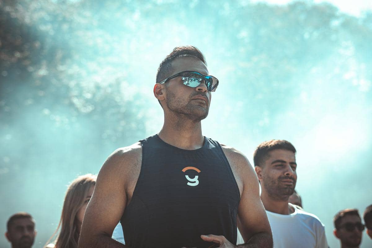 ilustrasi pria olahraga lari