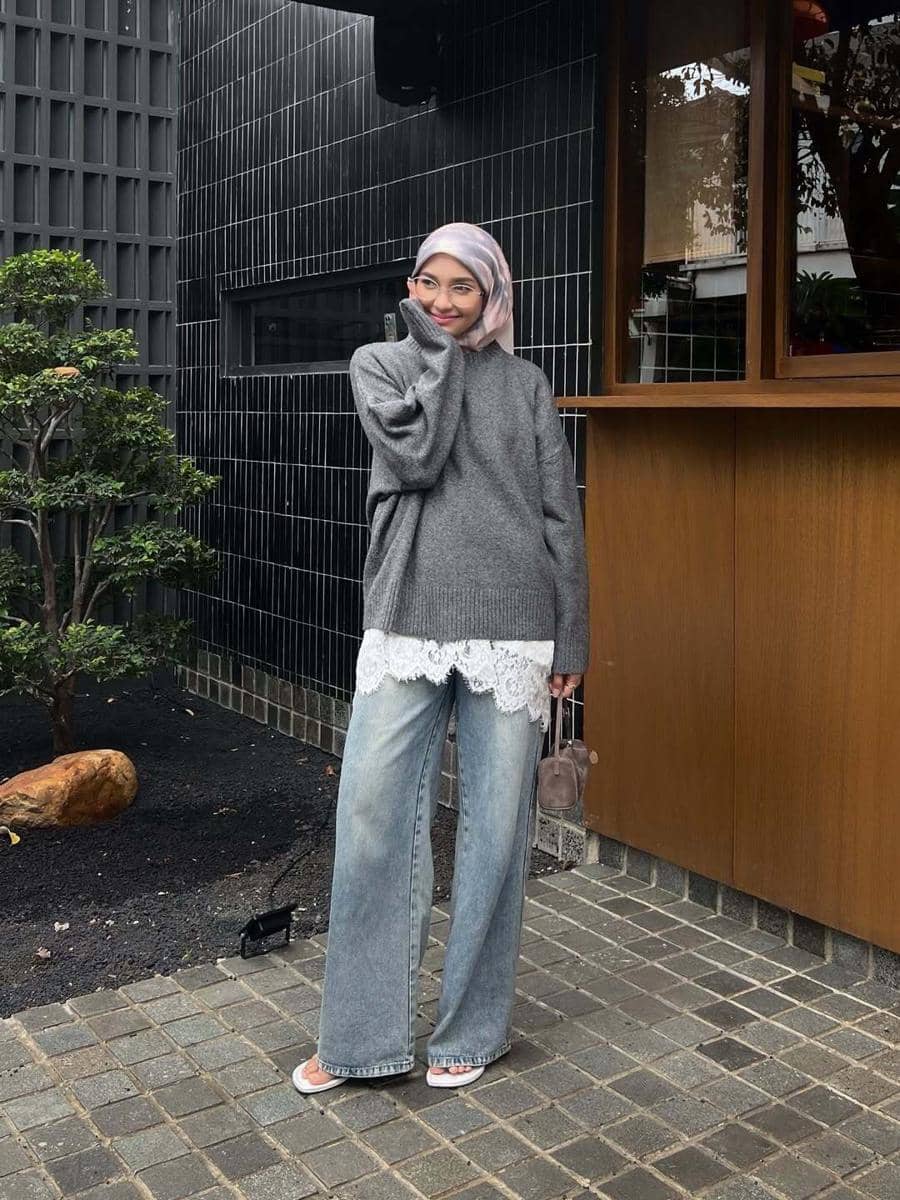 OOTD Blue Jeans ala Fita Wulansari