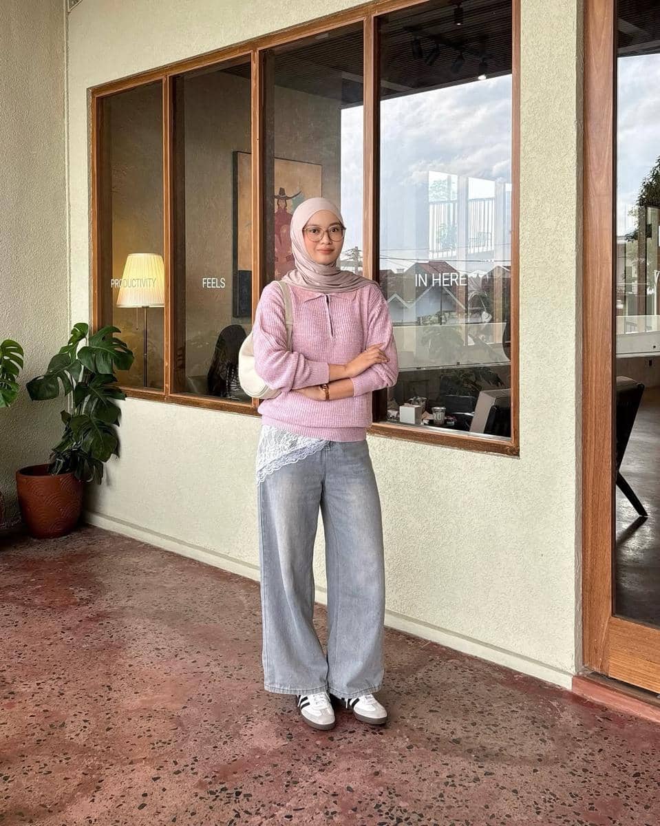 OOTD Nuansa Pink ala Lutvy Putri