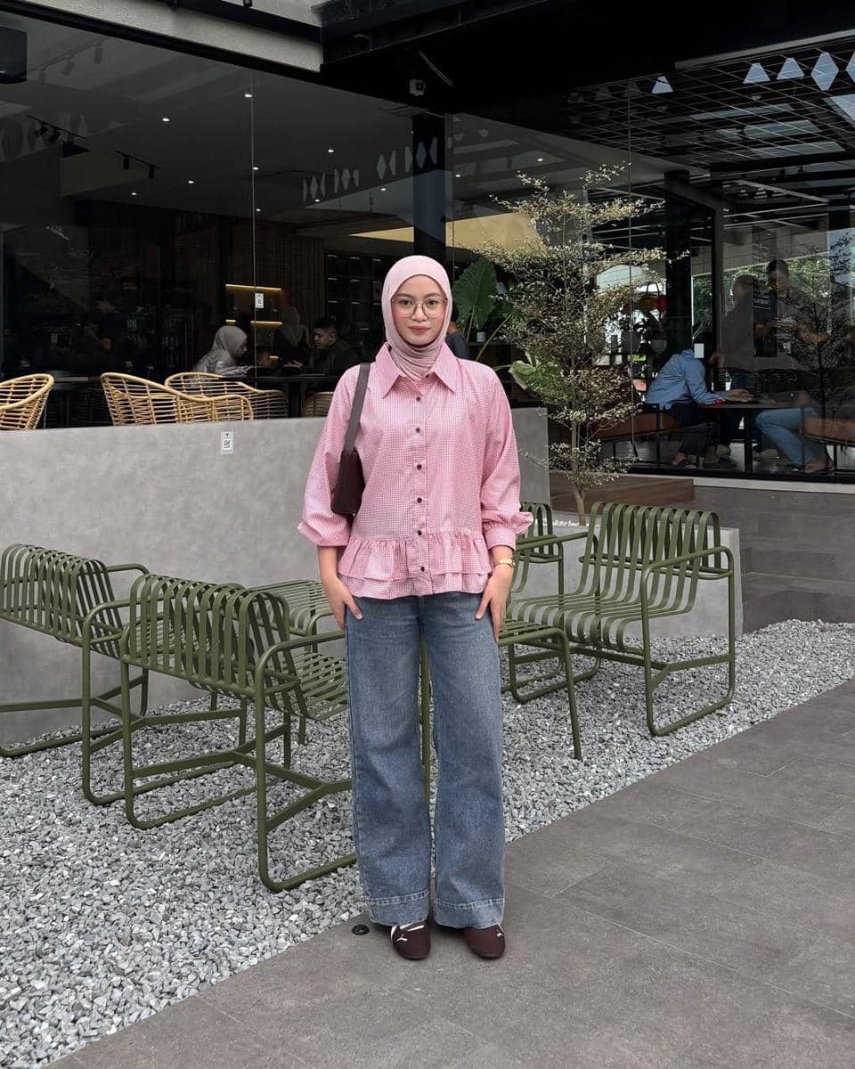 OOTD Nuansa Pink ala Lutvy Putri
