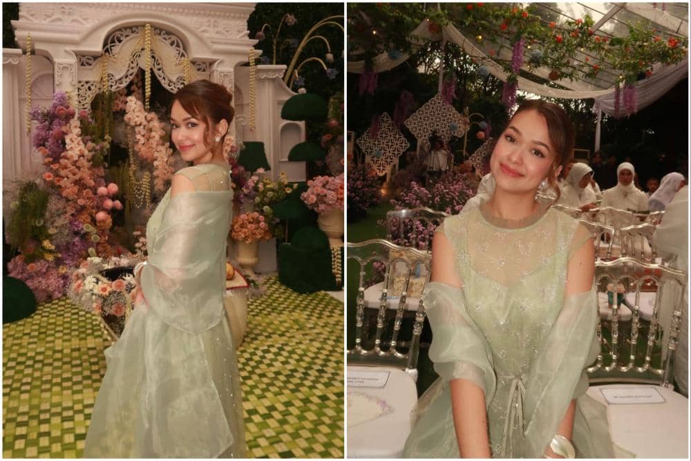 7 Potret Rebecca Klopper di Acara Siraman Syifa Hadju, Anggun!