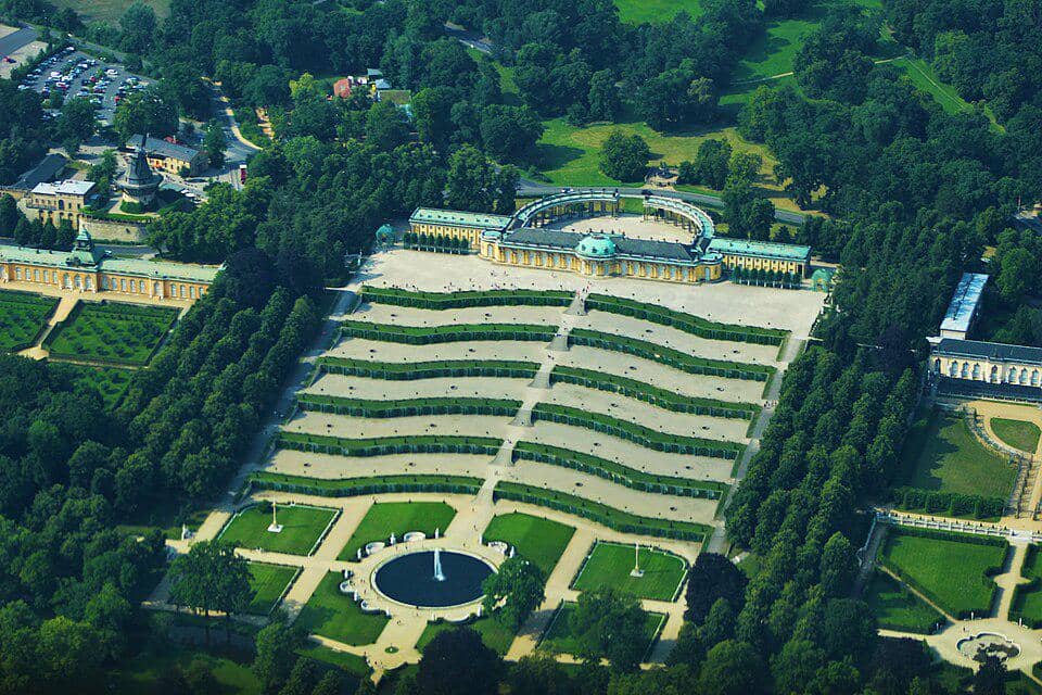 Pemandangan Istana Sanssouci