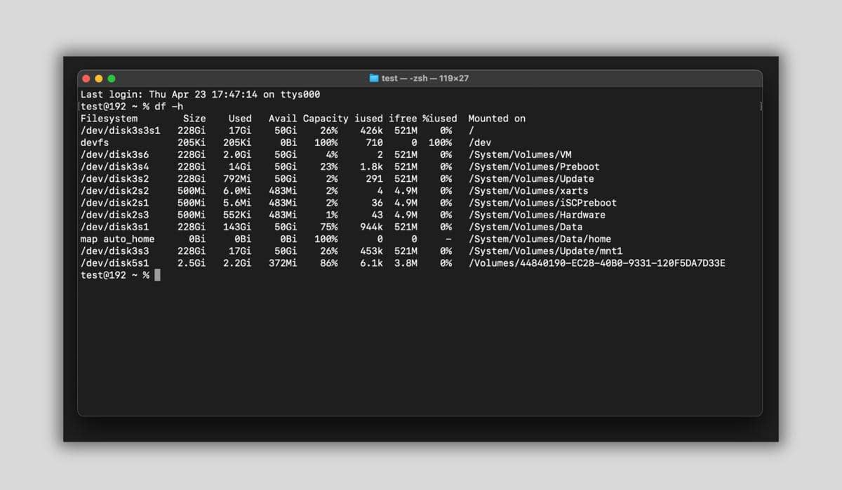 ilustrasi mengecek storage MacBook