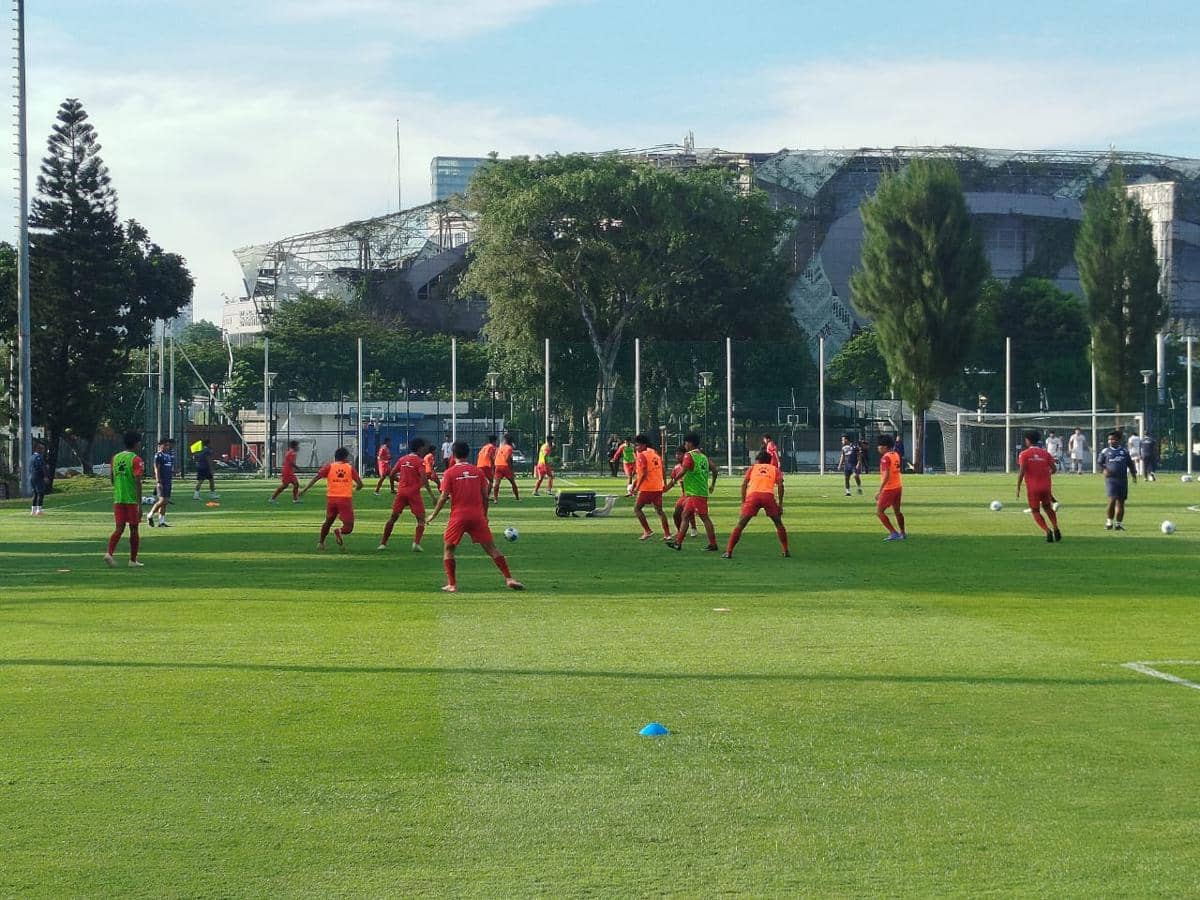 Sesi latihan Timnas U-17 jelang Piala Asia 2026. 