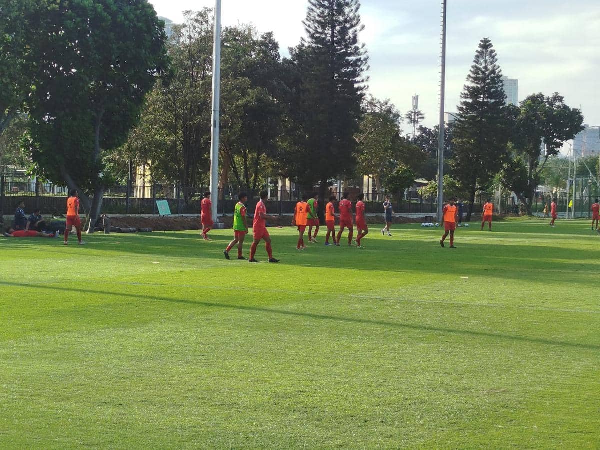 Sesi latihan Timnas U-17 jelang Piala Asia 2026. 