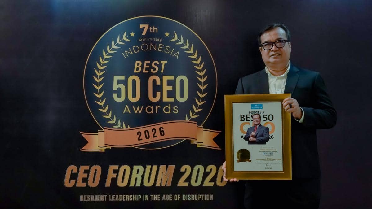 Dirut PTP Nonpetikemas Raih Penghargaan 'Most Innovation' di Indonesia Best 50 CEO Awards