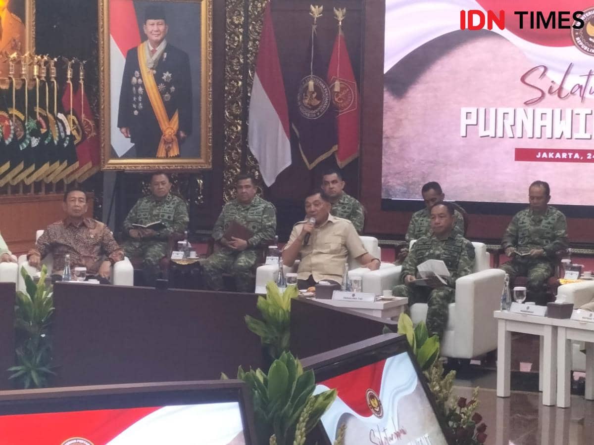 Menhan Sjafrie Kumpulkan Mantan Panglima TNI di Kemhan, Bahas Apa?