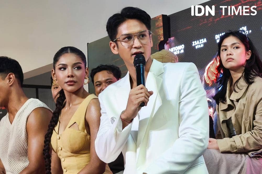 Antonio Blanco Jr saat dijumpai dalam acara launch event Ganteng-Ganteng Genteng di Jakarta, Kamis (23/4/2026)