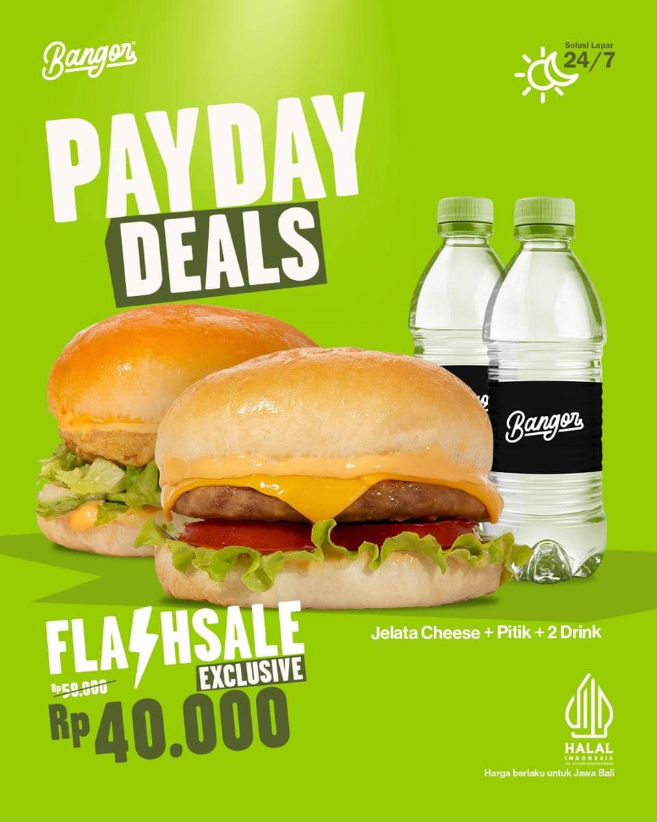 Promo gajian Burger Bangor April 2026 