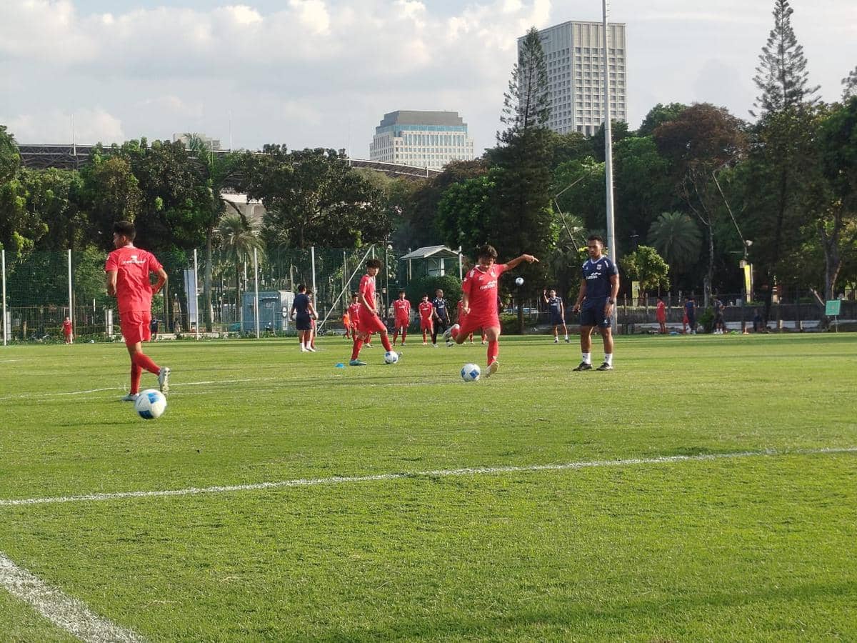 Sesi latihan Timnas U-17 jelang Piala Asia 2026. 