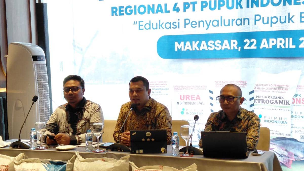 Stok Pupuk Indonesia Timur 218 Ribu Ton, Sulsel Catat Angka Tertinggi