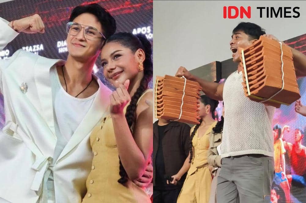 7 Potret Cast di Prescon Serial Ganteng-Ganteng Genteng, Ada Adu Otot!