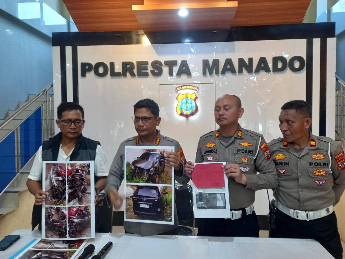 Diduga Mabuk, Polisi di Manado Tabrak Warga hingga Tewas