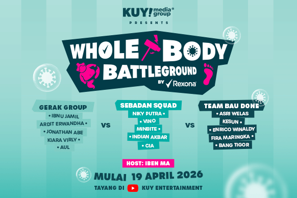 Kocak! Deretan Artis Ini Adu Fisik di Rexona Whole Body Battleground
