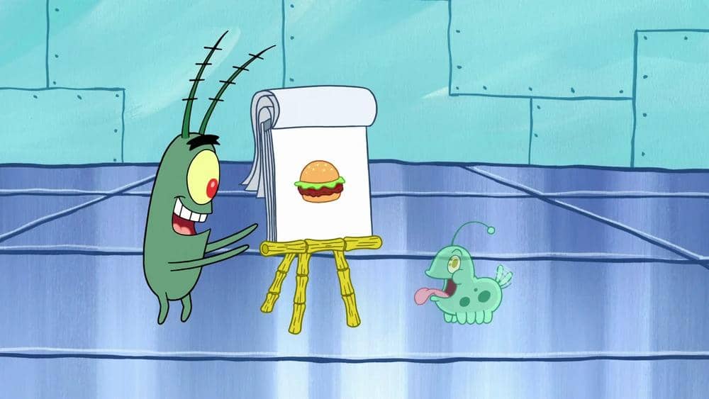 cuplikan SpongeBob Plankton's Pet