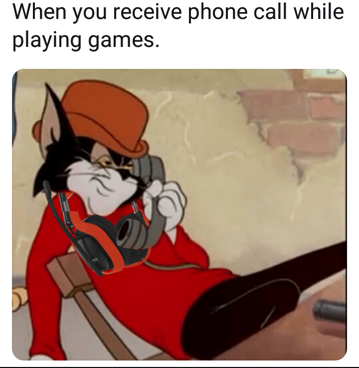 meme kartun tentang main game