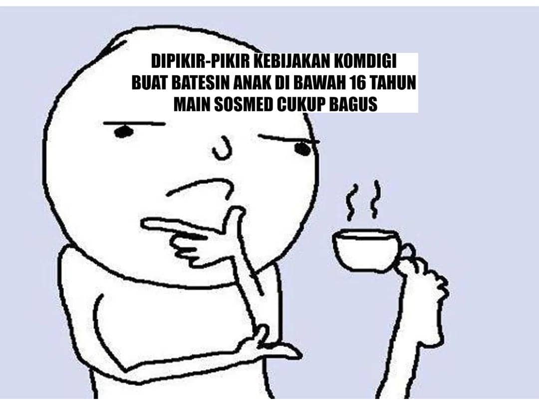 7 Meme Anak di Bawah Umur 16 Dilarang Main Medsos, Jadi Fokus Belajar?