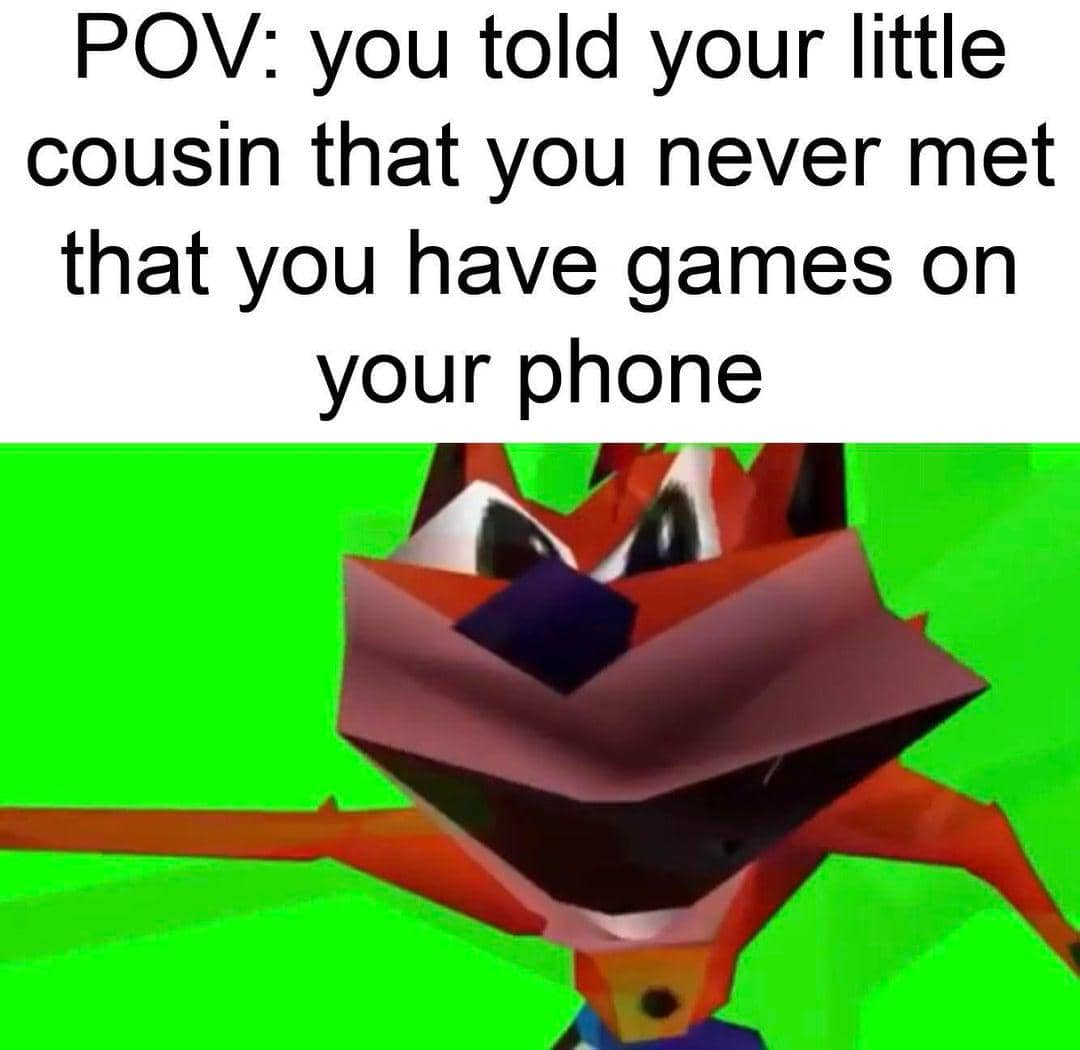 meme kartun tentang main game