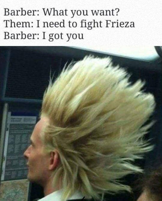 meme anime tentang tukang cukur rambut