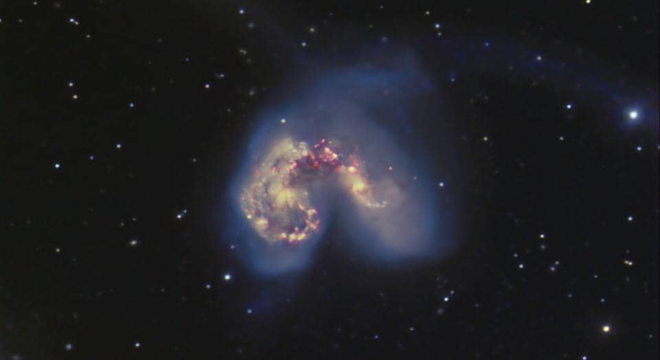 potret galaksi Antena