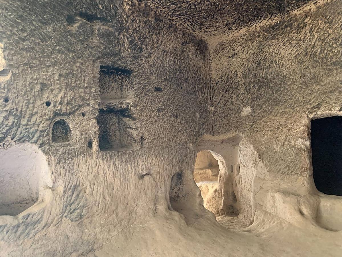 Kota Bawah Tanah Derinkuyu di wilayah Cappadocia, Turki. 